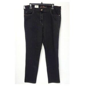 BRAX Free To Move Women's Black Jeans W/Super Stretch Size W 36 L 32 (16)